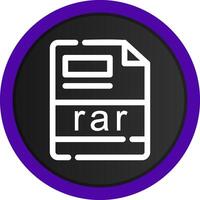 rar Creative Icon Design vector