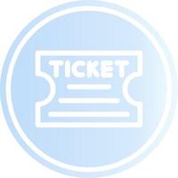 Ticket Creative Icon Design vector