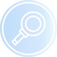Magnifying Creative Icon Design vector