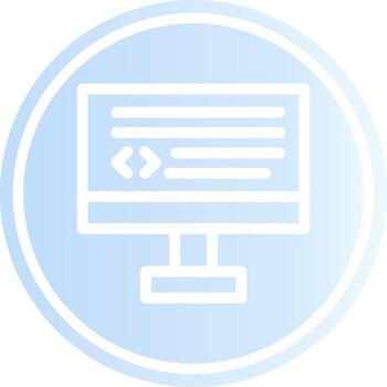 diseño de icono creativo de codificación vector