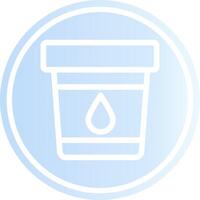 Urine Sample Creative Icon Design vector