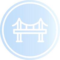 Bridge Creative Icon Design vector