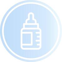 Feeding Bottle Creative Icon Design vector