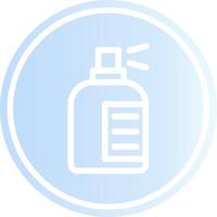 Spray Bottle Creative Icon Design vector