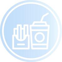 Fast Food Creative Icon Design vector