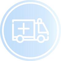 Ambulance Creative Icon Design vector