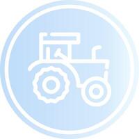 Tractor Creative Icon Design vector