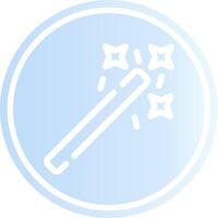 Magic Wand Creative Icon Design vector