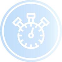 Stopwatch Creative Icon Design vector