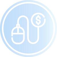 Pay Per Click Creative Icon Design vector