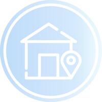 Home Location Creative Icon Design vector