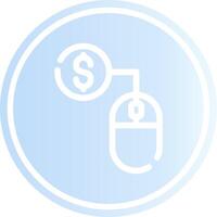 Pay Per Click Creative Icon Design vector