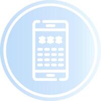 Pin Code Creative Icon Design vector