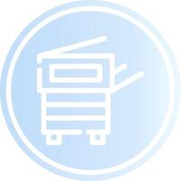 Copy Machine Creative Icon Design vector