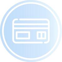 Credit Card Creative Icon Design vector