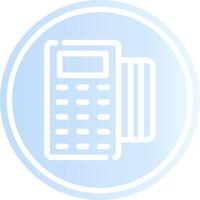 Pos Terminal Creative Icon Design vector