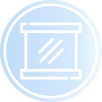 Mirror Creative Icon Design vector