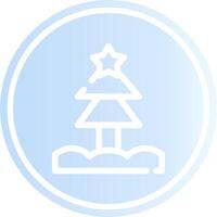 Christmas Tree Creative Icon Design vector