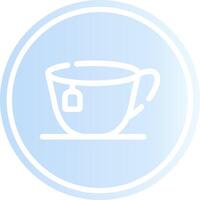 Tea Cup Creative Icon Design vector