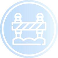 Road Block Creative Icon Design vector