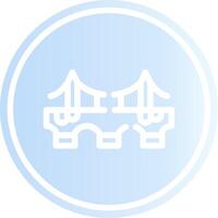 Bridge Creative Icon Design vector