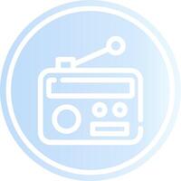 Radio Creative Icon Design vector