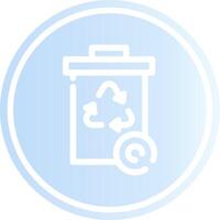 Recycle Bin Creative Icon Design vector