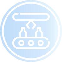 Conveyor Belt Creative Icon Design vector