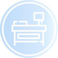 Bedside Table Creative Icon Design vector