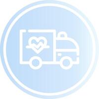 Ambulance Creative Icon Design vector