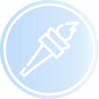 Torch Creative Icon Design vector