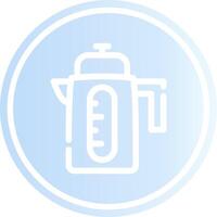 Electric Kettle Creative Icon Design vector