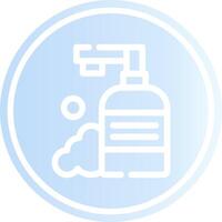 Shampoo Creative Icon Design vector