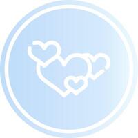 Hearts Creative Icon Design vector