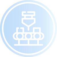 Conveyor Belt Creative Icon Design vector