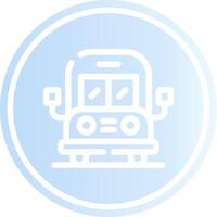 Bus Creative Icon Design vector