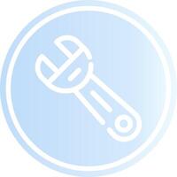 Wrench Creative Icon Design vector