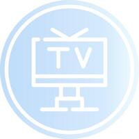 Tv Creative Icon Design vector