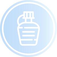 Water Bottle Creative Icon Design vector