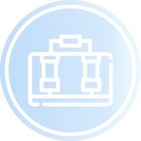 Suitcase Creative Icon Design vector