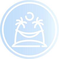 Hammock Creative Icon Design vector