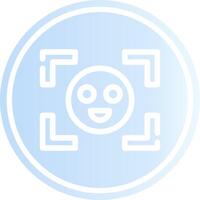 Face Detection Creative Icon Design vector