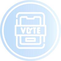 Vote Creative Icon Design vector