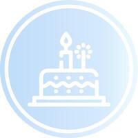 Birthday Cake Creative Icon Design vector