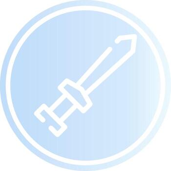 Sword Creative Icon Design vector