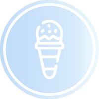 Ice Cream Cone Creative Icon Design vector