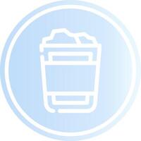 Paper Bin Creative Icon Design vector