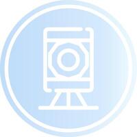 Theodolite Creative Icon Design vector