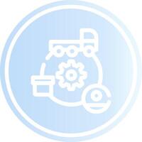 Supply Chain Creative Icon Design vector