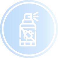 Spray Bottle Creative Icon Design vector